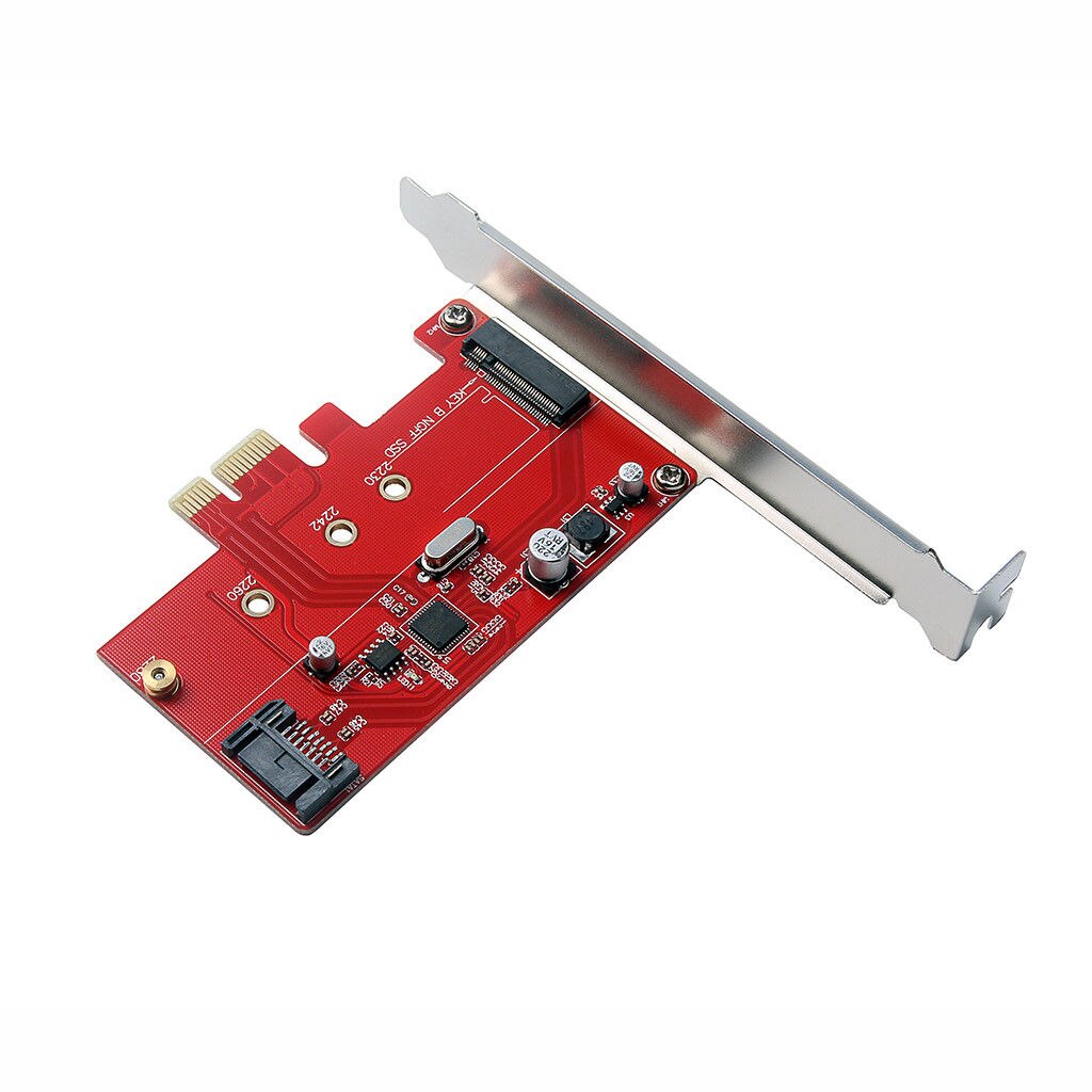 M.2 Pcie Ssd Pcie 3.0X1 En M.2 Sata Ssd Sata Iii Adapter Card