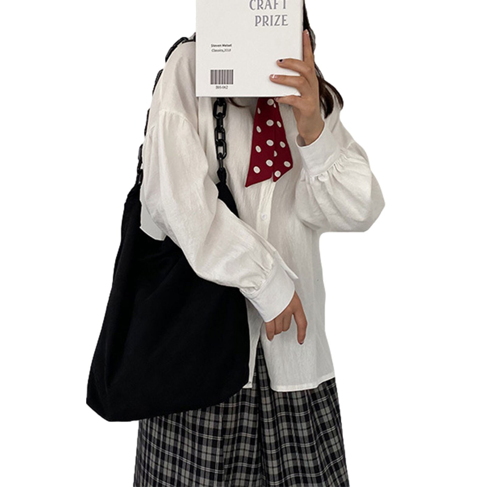 2021 nova moda feminina sacos de ombro único multiuso cor sólida/leopardo impressão bolsa sacos de armazenamento: Black