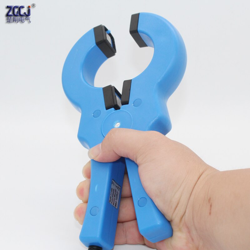 AC 200A/5A, 300A/5A, 500A/5A, 1000A/5A Handheld current transformer 50mm diameter Perforated Clamp CT ampere transformer