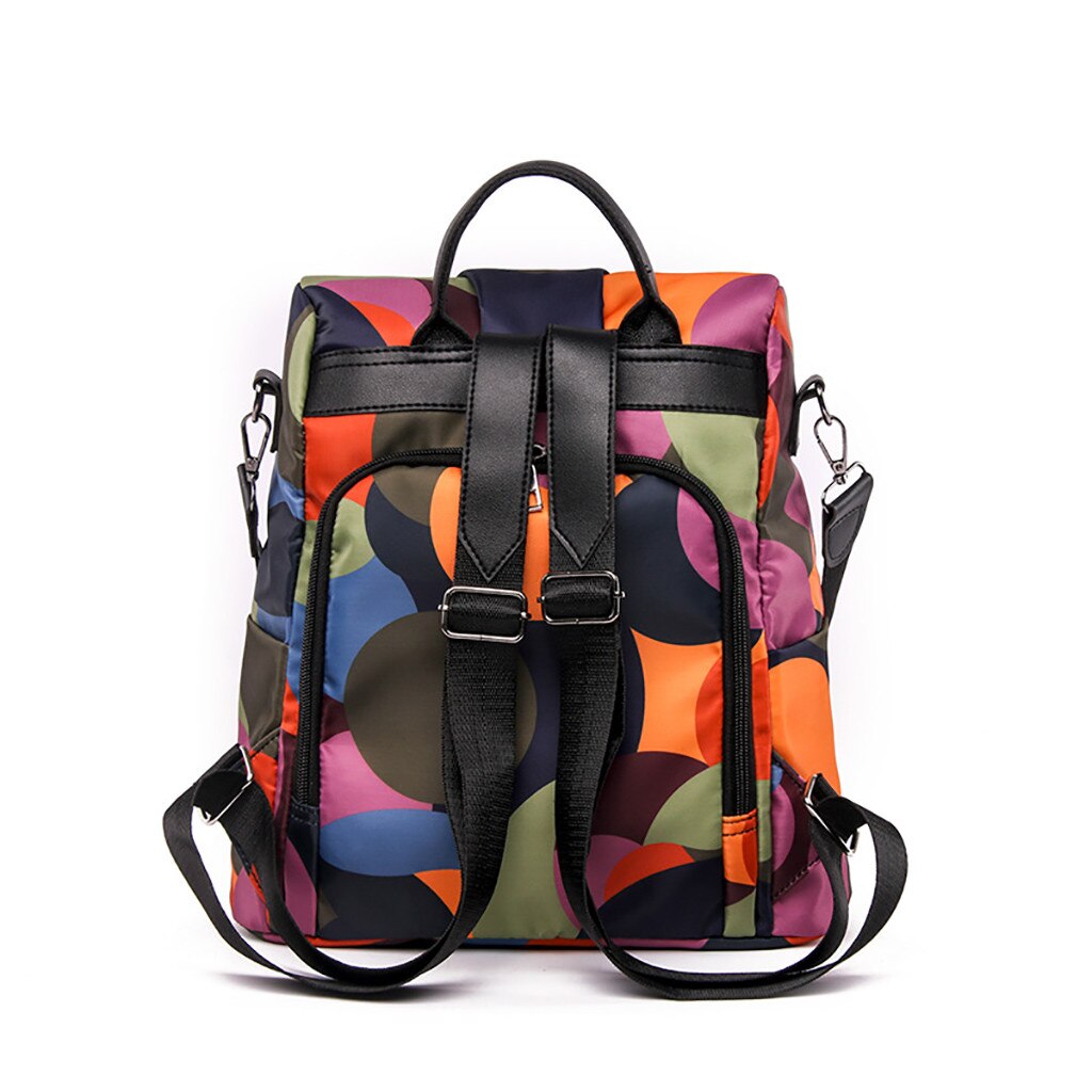 Mochilas Vintage de para mujer, gran capacidad, sencilla y , impermeable, bolsa para estudiantes mochila antirrobo #08,