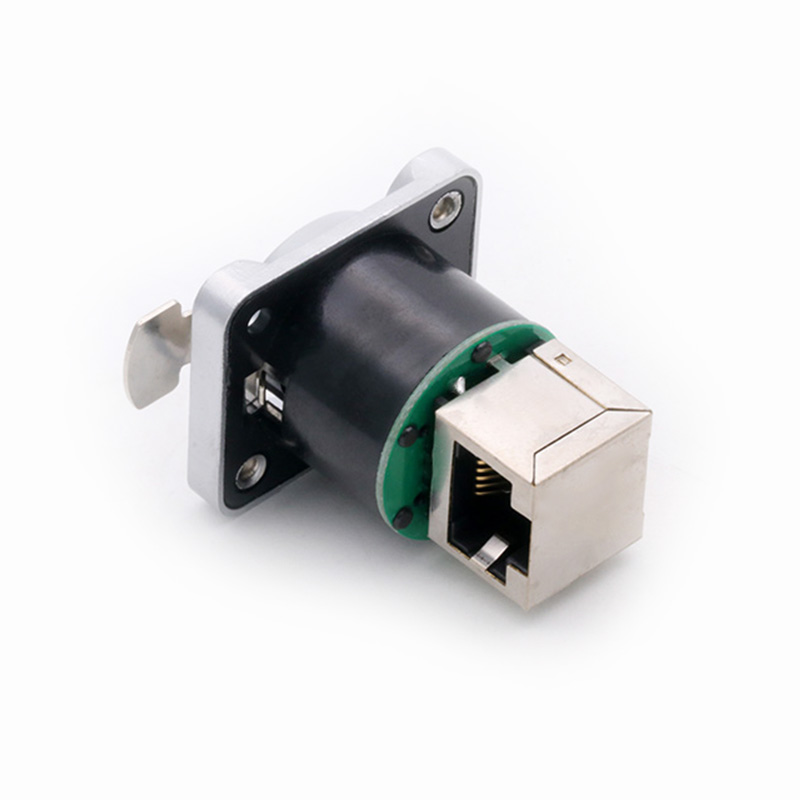 1pc rj45 skjermede nettverkskontakter 8 p 8c hun-panelmonterte stikkontakter  rj45 ethernet-kontakter, vanlig og rettvinklet stil til alternativer