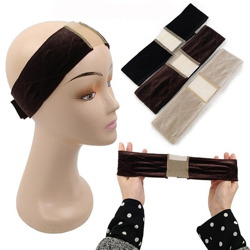 Kant Pruik Grip Hoofdband, Hand Made Antislip Hoofd Band, Pruik Cap Haarband, pruik Hoofdband Met Kant Mesh Verstelbare Bandjes