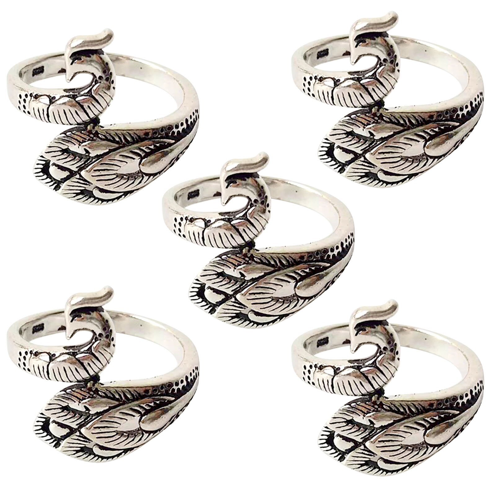 Justerbar stickad ögla virka ögla stickning tillbehör stickning ring justera finger slitage fingerborg garn guider stickad ring  #w3: 5pc
