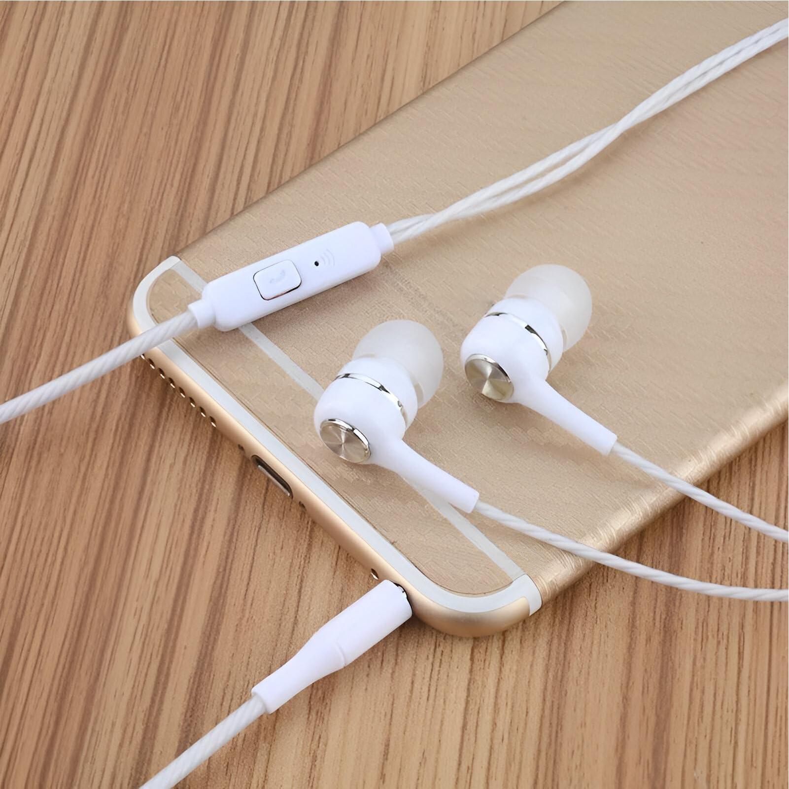 1pcs Universal 3.5mm Wired Headphones Sports Earbuds With Bass Phone Earphones Stereo Headset With Mic Volume Control