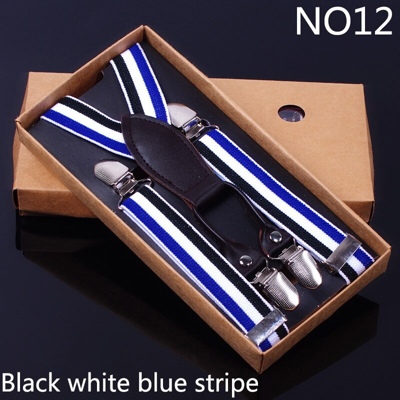 Deepeel 1pc 2*80cm Kids Elastic Suspenders Polyester Adjustable Clip-On Braces Suspender Child Jockstrap Costume Decoration: NO12