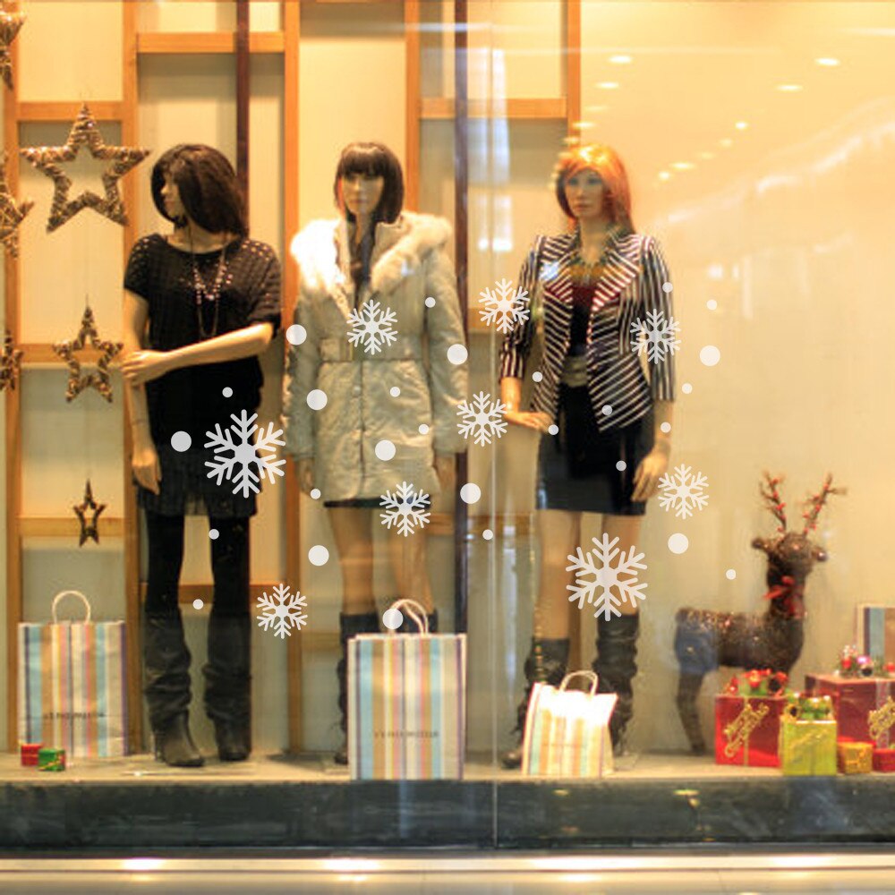 Christmas Stickers Merry Christmas Wall Art Removable Home Vinyl Window Wall Stickers Decal Decor for Kids Room DIY wall