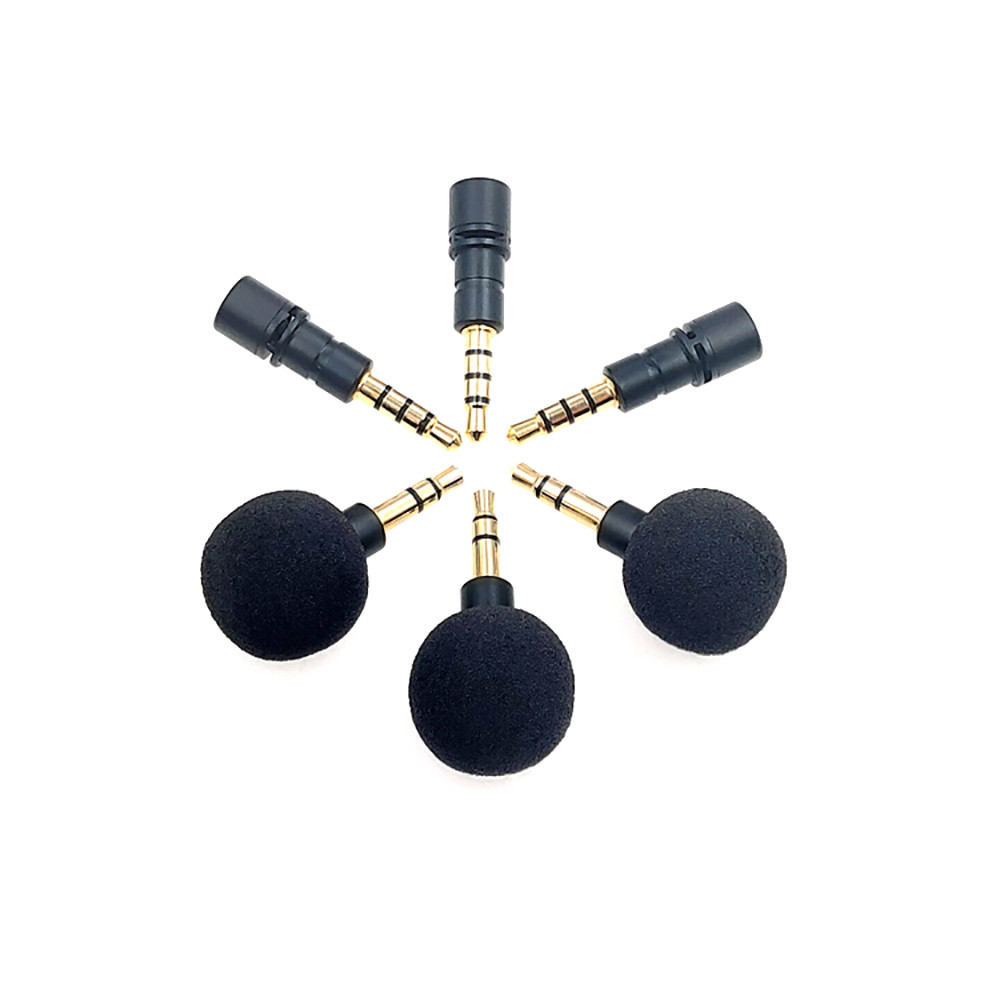 Mini 3.5mm Jack Microphone Stereo Mic For Recording Mobile Phone Studio Interview Microphone For Laptop Notebook Smartphone