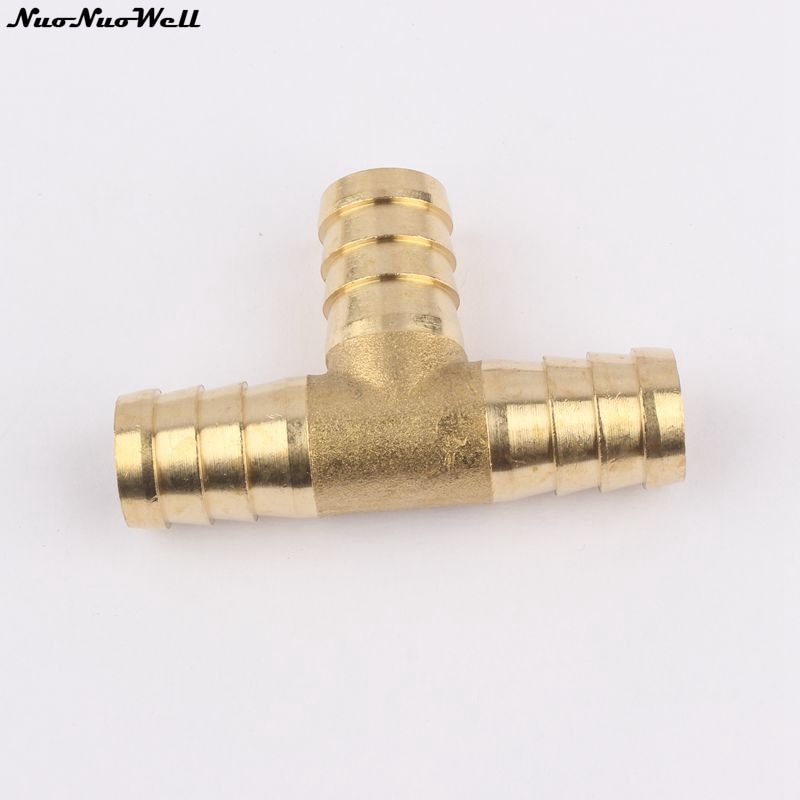 2pcs/Bag 16*16mm T-Junction T Brass Fitting Water Connection Water Pipe Fitting Metal Tee connectors