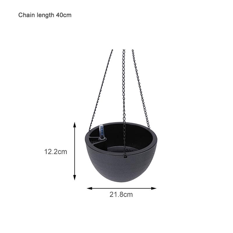Opknoping Planter Halfronde Bloempot Alle-Match Self-Absorberende Plant Pot Houder Tuin Decoratie Outdoor Tuin levert