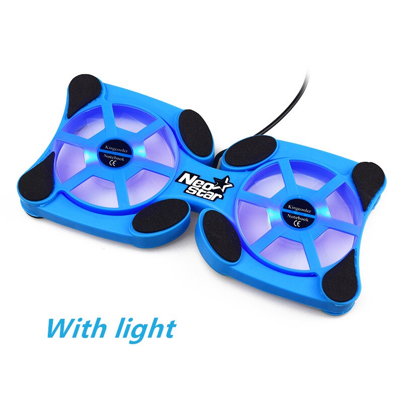Rotatable USB Fan Cooling Pad 2 Fans Cooler Notebook Cooler Computer USB Fan Stand For 8-14 PC Laptop PC Computer Peripherals