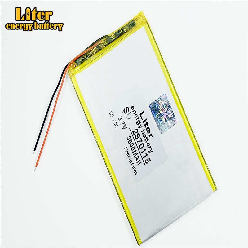 Liter energy battery 3.7V 2970115 3000MAH 3070115 tablet battery brand tablet general polymer lithium battery