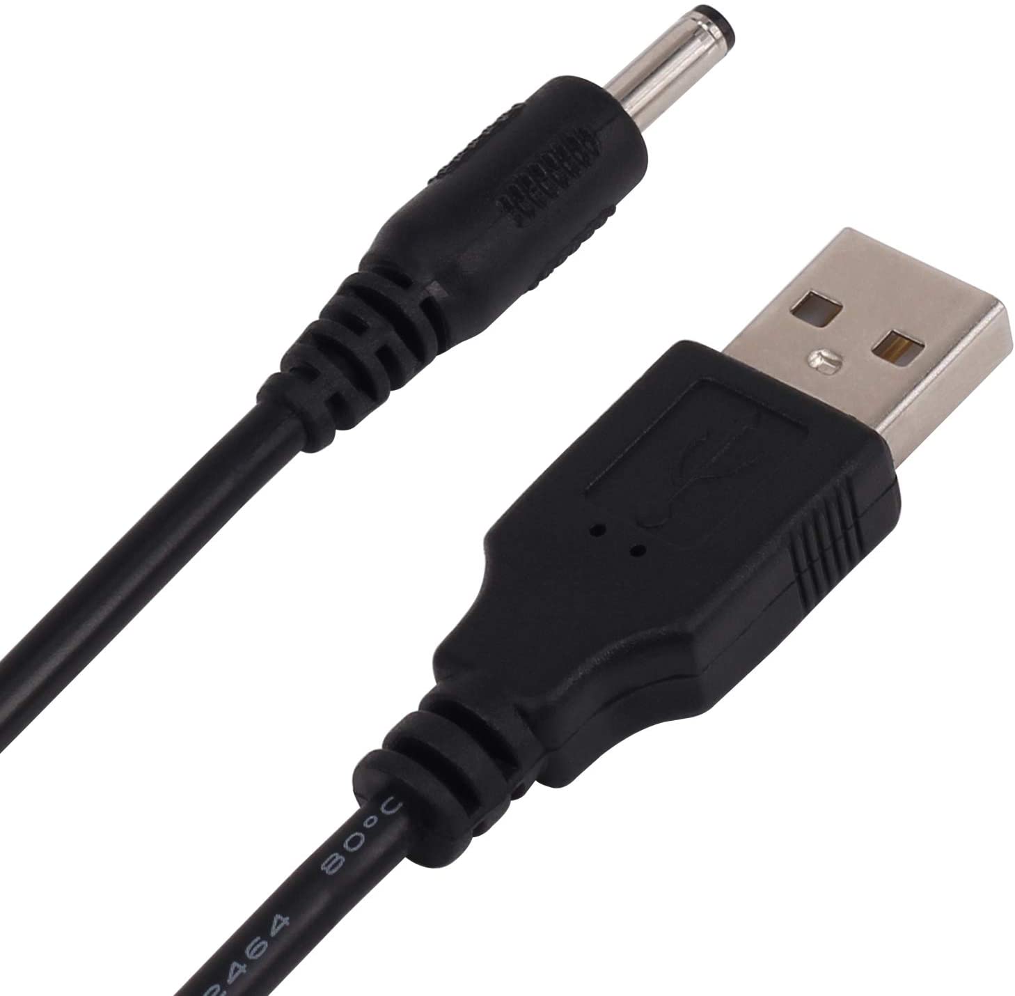 [2 Pack] 3FT Usb Naar Dc 3.5Mm X 1.35Mm Barrel Jack Adapter Connector 5V Dc power Charger Cable Oplaadsnoer Usb Naar Dc 3.5X1.35