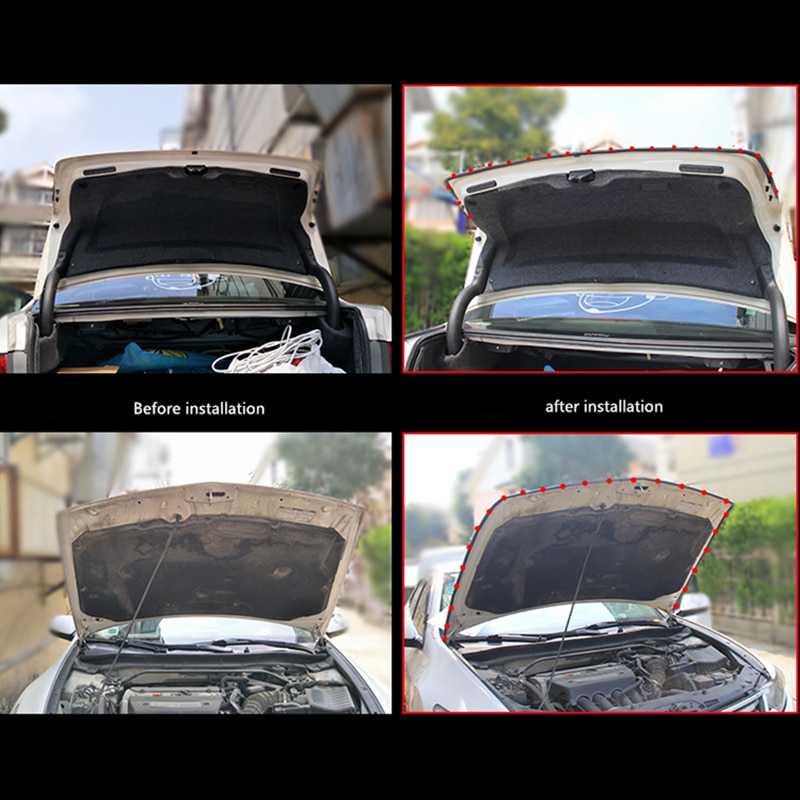 Car Door Seal Strips Sticker B Shape Weatherstrip Rubber for Land Rover LR4 LR2 Evoque discovery 2 3 4 freelander 1 2 Accessorie