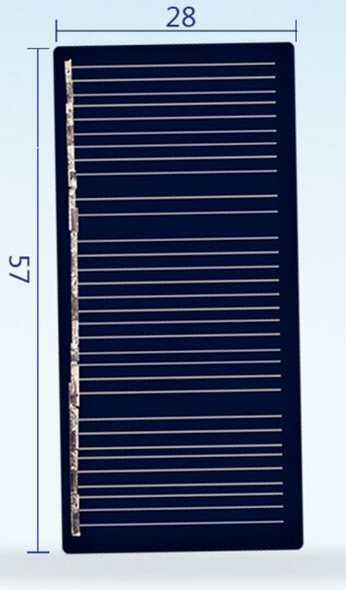 mini poly solcellepanel 5v /5.5v 40ma til gjør-det-selv leketøy/solenergi plen lyssensor lys/ solenergi lommelykt 5.5v