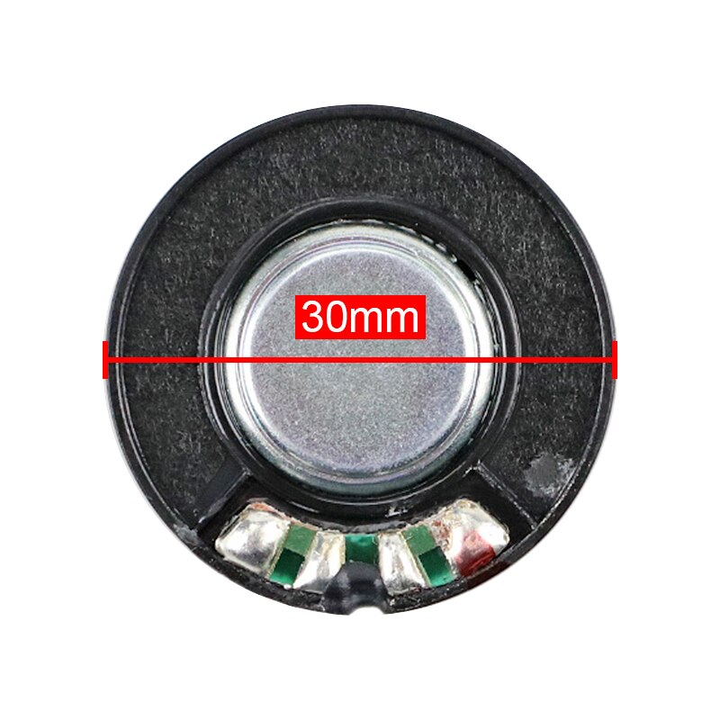 GHXAMP 30mm Headphone Speaker Unit With Cap 113db White Magnetic Headset Driver Full Range Speakers For Headphones 2pcs