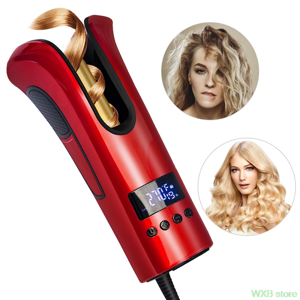 Rose-formet curler multifunktionel automatisk spiral lcd doven curler doven kvinde curling artefakt