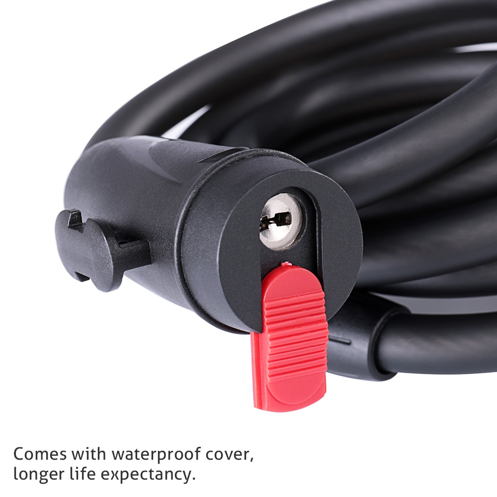 Bike Lock 1.2m 1.8m Road Mountain Bicycle Black Folding Cable Locks cycle lucchetto bici antivol velo MTB Key Code Bicycle Lock