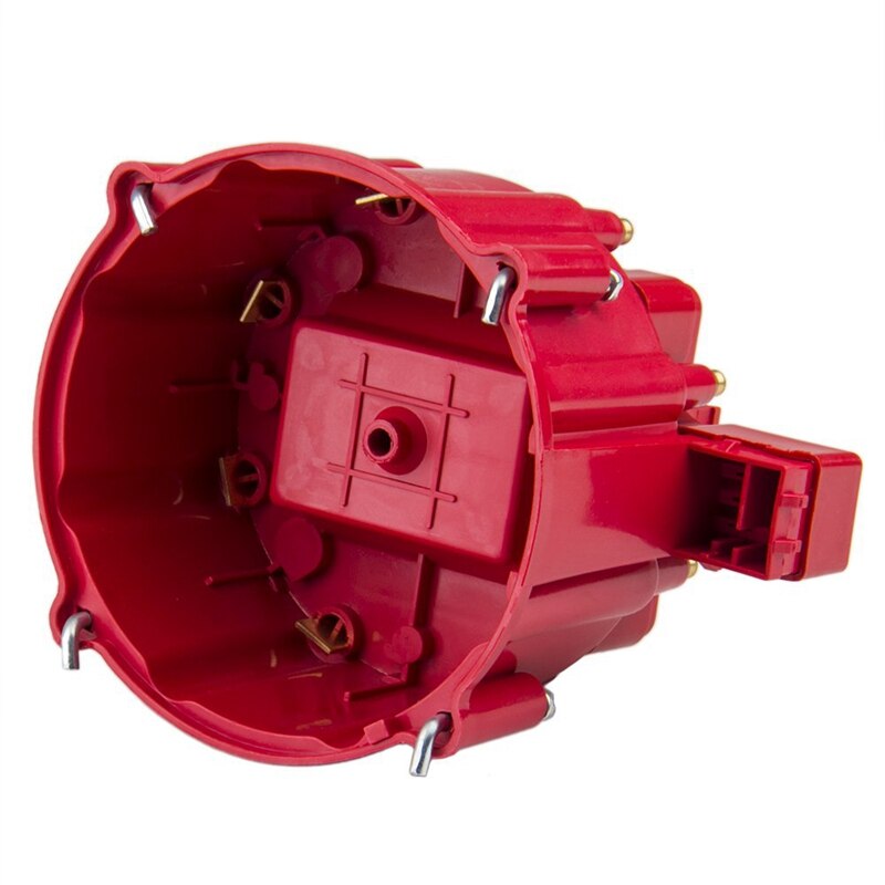Red Male Hei Distributor Cap Coil And Rotor Replacement For Sbc Bbc 305 350 454