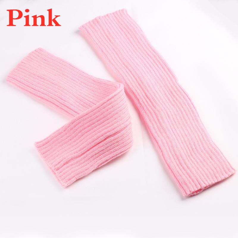 Femmes solide couleur bonbon tricot jambières femmes chaussettes Style ample botte genou haute botte bas Leggings bottes quotidien: 05
