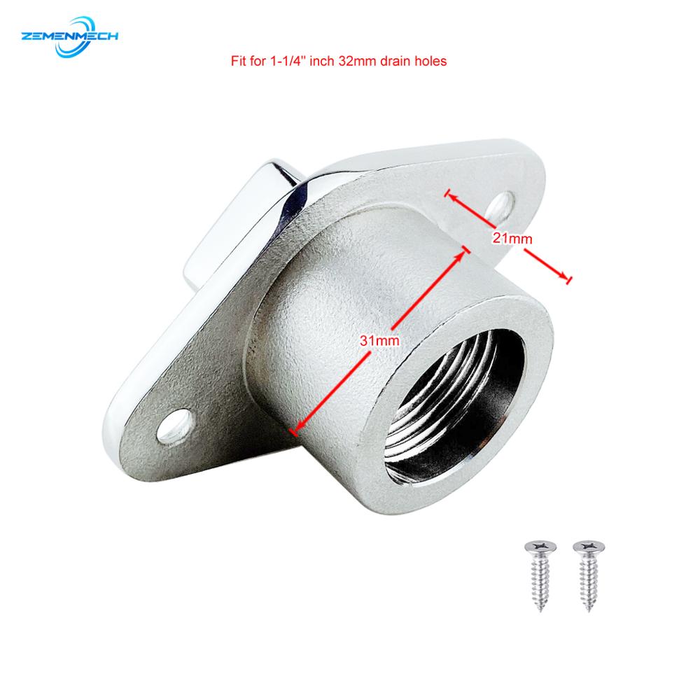 Boot Accessoires 316 Rvs Boot Diamant Garboard Drain Plug Bung Hole Drainage Marine Dinghy Garboard Mariene Hardware