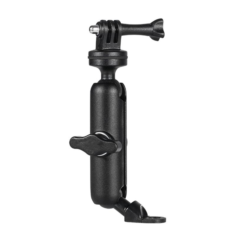 Motorsykkel sykkel kamera holder styre speil montering brakett 1/4 metall stativ til gå-pro/så-ny/kontur/slr kamera  s27 21: Speilsete