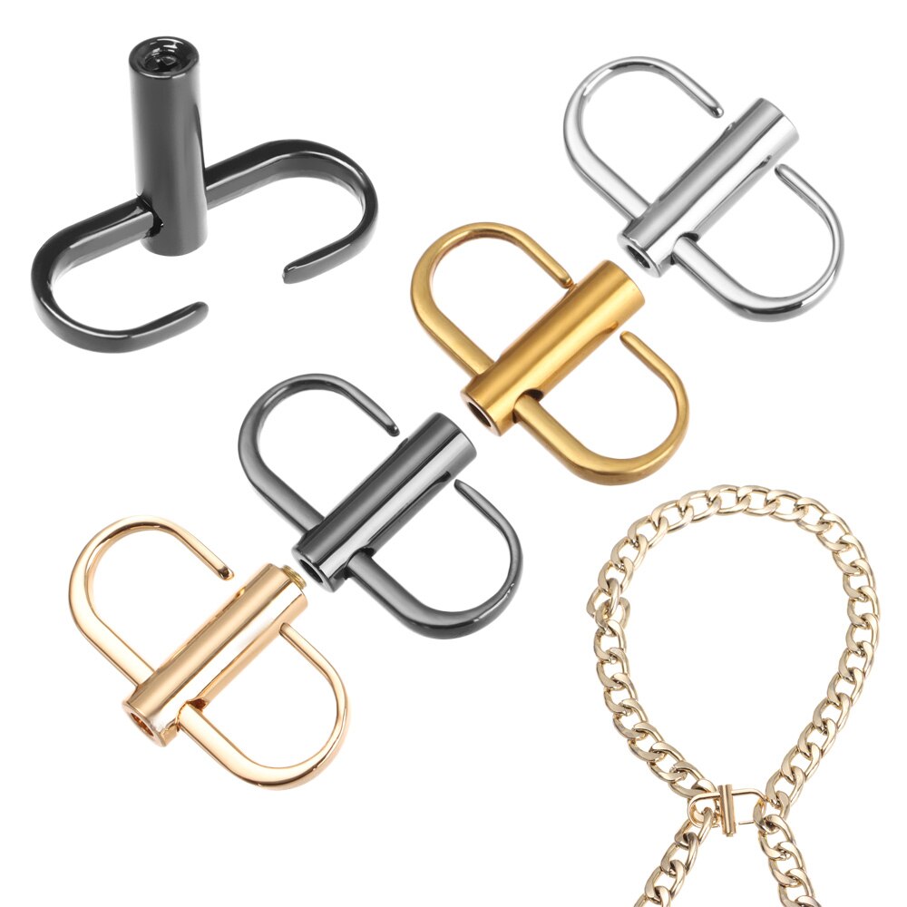 Verstelbare Metalen Gesp Clip Handtas Keten Riem Lengte Verkorten Zak Schroef Positionering Aanpassing Gesp Accessoires Outdoor Tool
