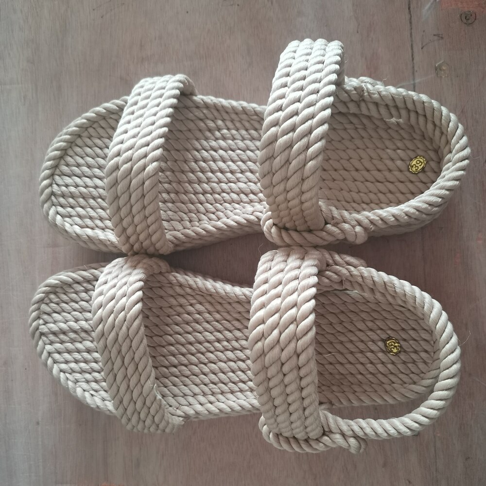 sommer Flache Sandalen Frauen Seil Weibliche Strand Schuhe Keil kippen-Flops Komfortable Plattform frauen Seil Sandalen Feminina Neue