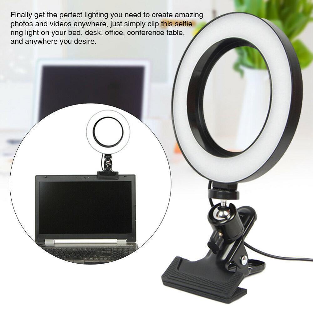 Computer Monitor Light USB Stepless Dimming Screen Hanging Light E-Reading LED Task Lamp With No Glare On Screen Ring Lights