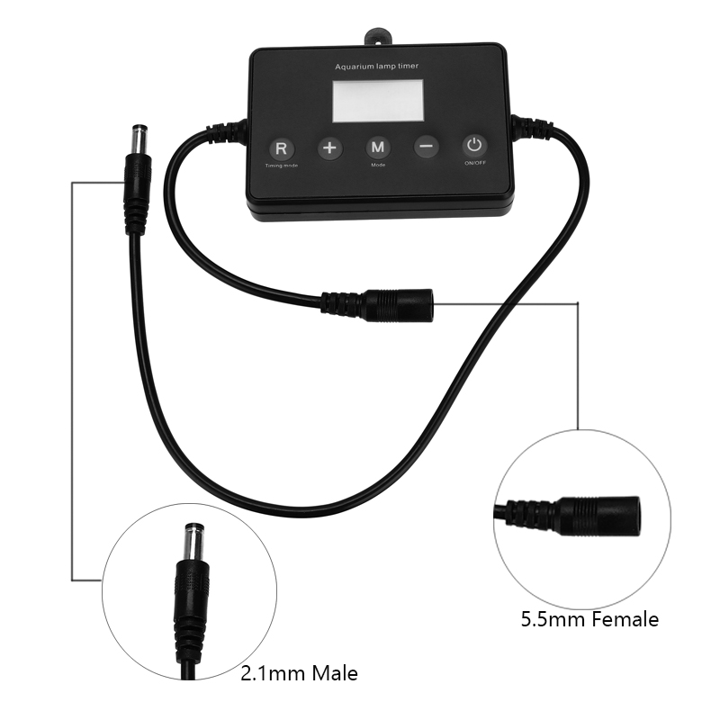 Intelligent LED Aquarium Light Controller Timer Control Dimmer Modulator Fish Tank Timing Lighting Sunrise&Sunset System