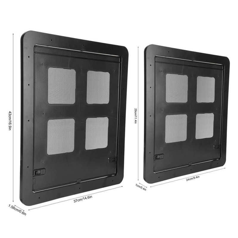 Pet Dog Cat Door Safety Enclosure Pet Small Dog Cat Screen Door Sliding Screen with Magnetic Flap Supply Simple Installation