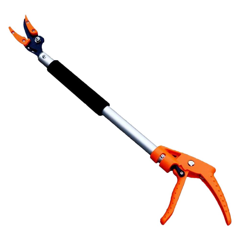 Tree Pruner 0.6m Extra Long Telescopic Pruning And Hold Bypass Pruner Max Cutting Fruit Picker Tree Cutter Garden Supplies