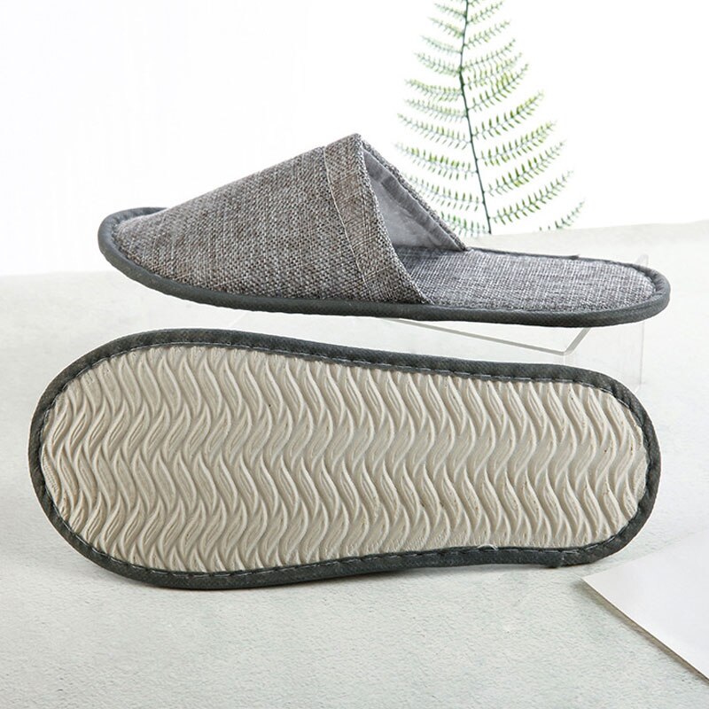 20 par linii proste kapcie mężczyźni kobiety hotel podróż spa przenośny składany dom jednorazowe kapcie domu gości duża rozmiar