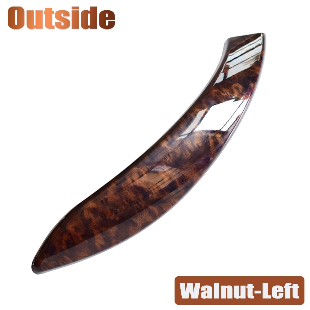 Auto Snap-In Interieur Deurklink Beschermen Trim Pull Carbon Textuur Voor Bmw 3 4 Serie F30 F31 f32 F33 F34 F35 F80 F82 -19: Walnut-Left-outer