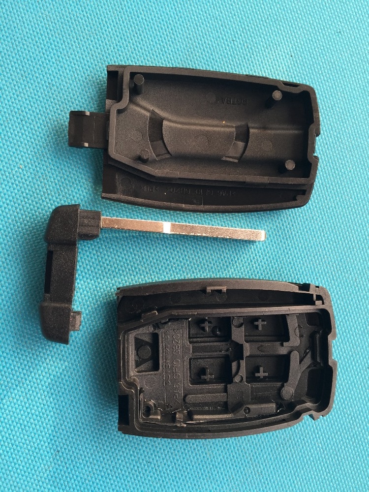 1Pcs Of Replacement 5 Button Remote Key FOB Smart Shell Case Blank With Uncut Blade For FREELANDER 2 No Logo Car Accessories