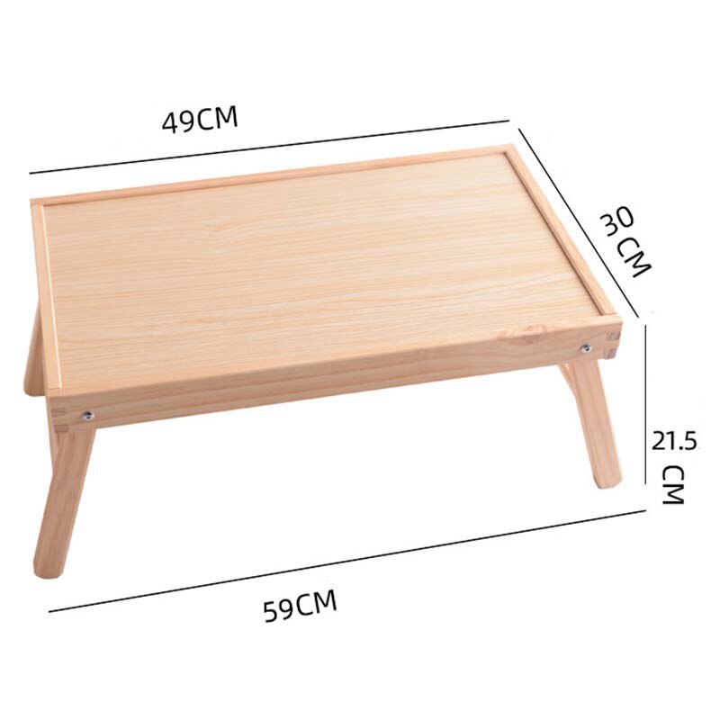 Wooden Portable Foldable Computer Laptop Desk Outdoor Camping Adjustable Table Breakfast Tray Picnic Table