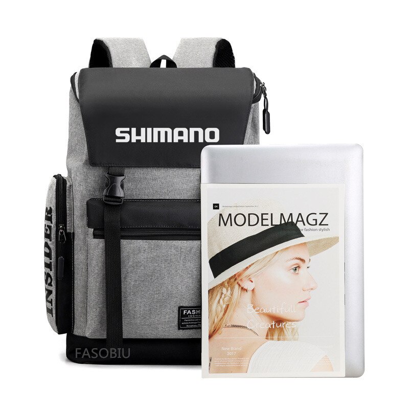 Shimano-mochila para deportes al aire libre para hombre, resistente al desgaste, transpirable, impermeable, de viaje, para otoño