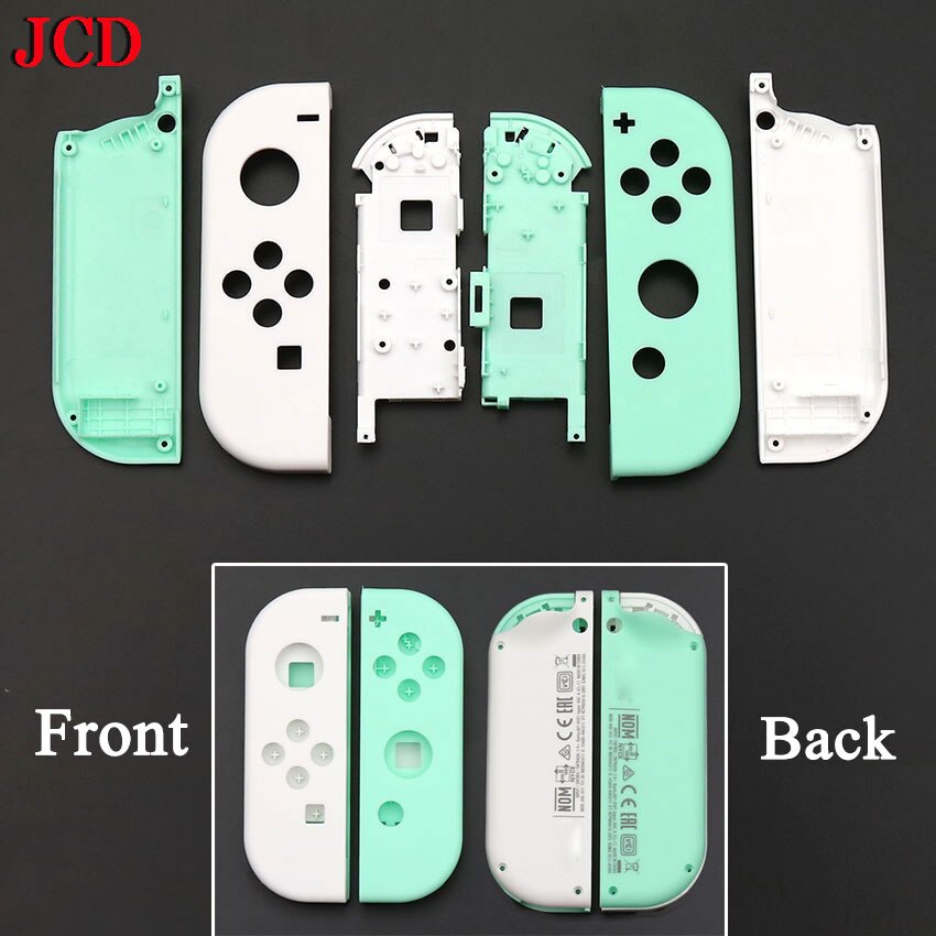 JCD 1Set Animal Crossing Replacement Housing Shell Case For Nintend Switch Joycon Left Right Controller Cover with middle frame: NO 12