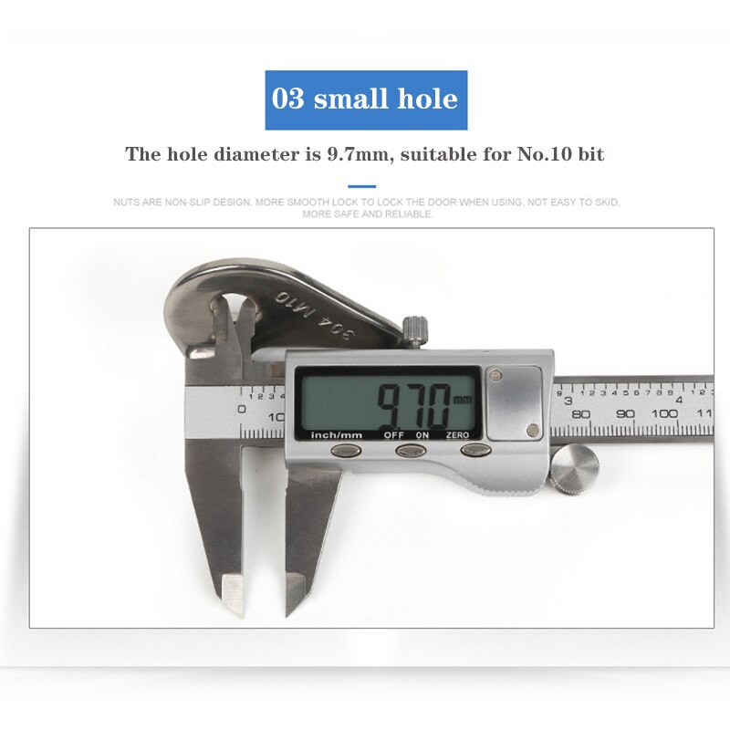 1pc 25KN Stainless Steel Rock Climbing Anchor Point Bolt Hanger Climbing Anchor Bolt Hanger for Climbing Expansion