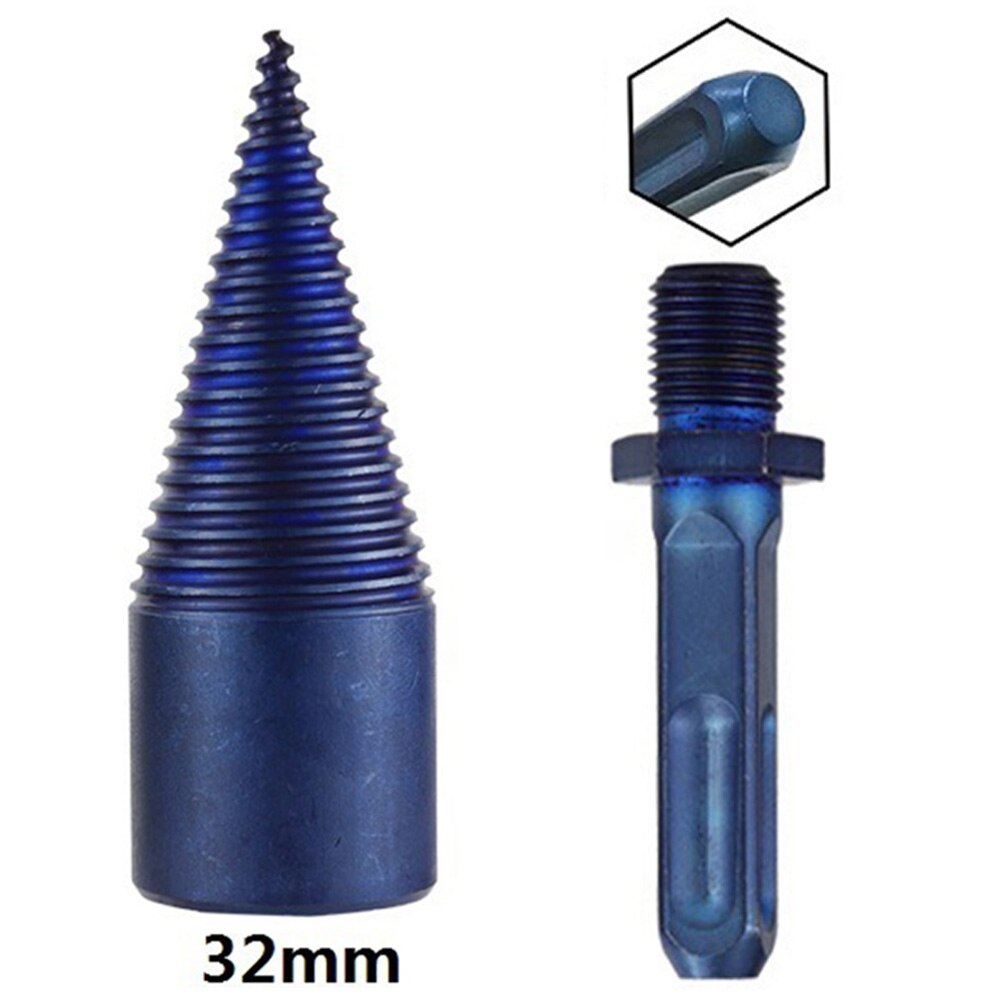 Équipement de conducteur de cône de fente de foret de tête. Acier à grande vitesse de réparation: 32mm Square Shank