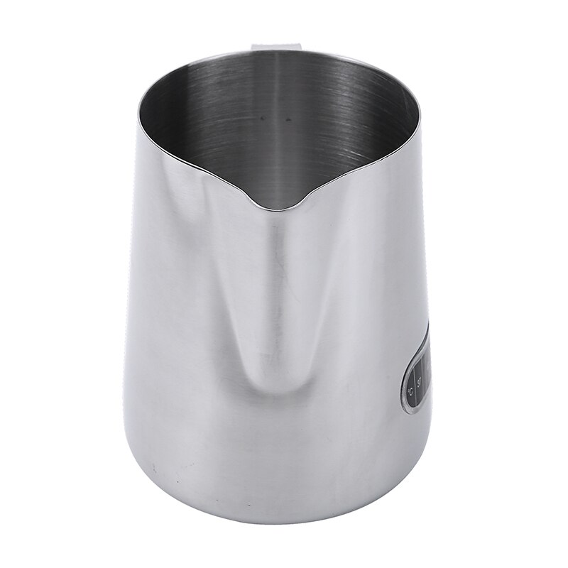Milk Frothing Pitcher With Integrated Thermometer 20oz/600ml Stainless Steel Milk Coffee Barista Jug Pitcher Coffee Accessories