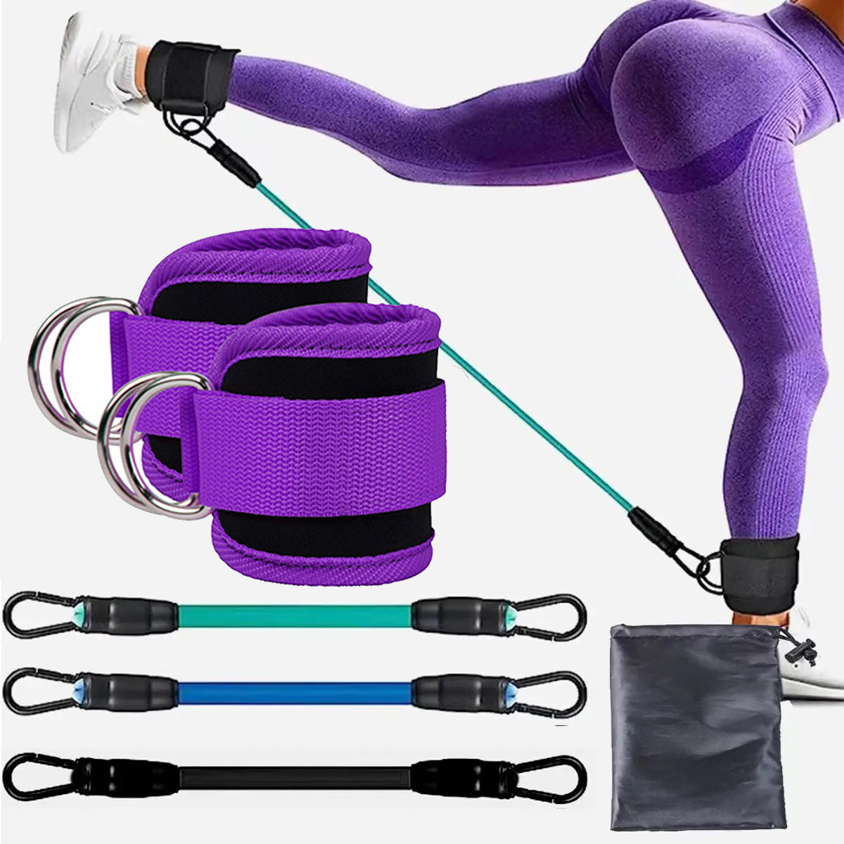 PLEASION Resistance Bands, Resistance Band for Hips and Legs, Fabric Resistance Bands Set,5x Resistance Bands Booty Bands for Women/Men, Fitness Band for Yoga, Pilates
