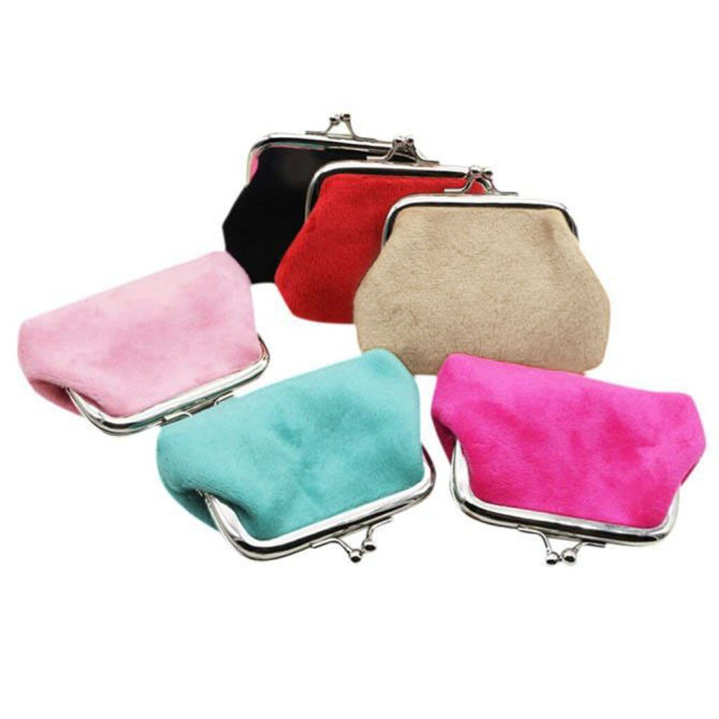 Womens Corduroy Small Wallet Holder Coin Purse Clutch Handbag Bag Mini Pouch Corduroy Hasp Sold