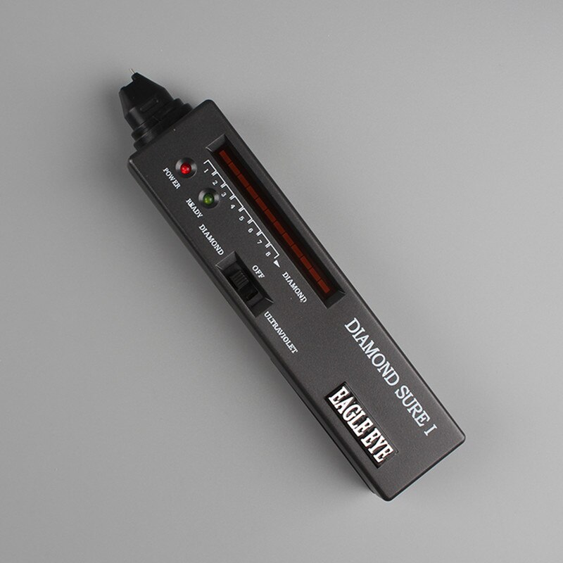 Détecteur de diamant de bijoutier de , machine d'essai d'ultraviolet de diamant sûr I, sélecteur de bijoux de pierre gemme d'oeil d'aigle