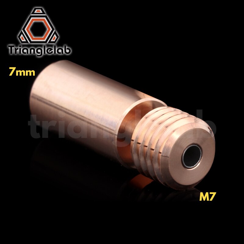 trianglelab M7 Thread~M7 Bi-Metal Heatbreak M7 Thread~M7 Bimetal Heat break for 3D printer HOTEND heater block Smooth heatbreak: 2PCS M7Thread