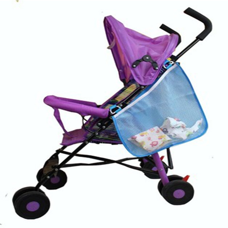 Bébé Poussette Landau Panier Suspendu En Maille Sac De Rangement Multifonction pour Enfants Poussette Face Étanche Organisateur Chariot Sacs Accessoires