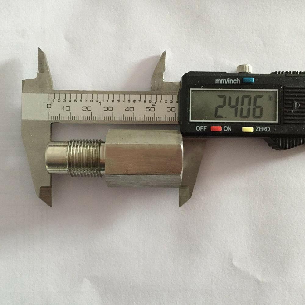 Sensor de oxígeno M18X1.5, adaptador espaciador, convertidor catalítico Bung, eliminador CEL, comprobar la luz del motor