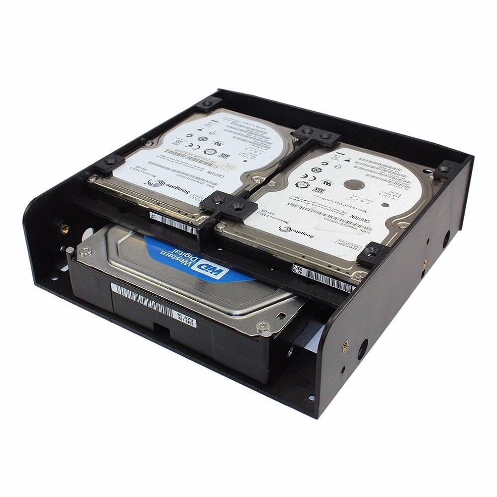 OImaster Multi-functional Hard Drive Conversion Rack Standard 5.25 Inch Device Comes with 2.5 inch / 3.5 inch HDD mounting scr