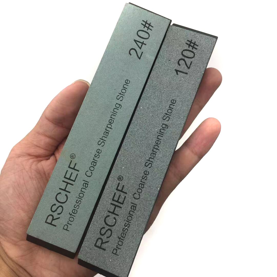 2Pcs Knife Sharpener Sharpening Stone Big Size Whetstone Sharpening System 120-3000# FIxed Angle Sharpeners Water