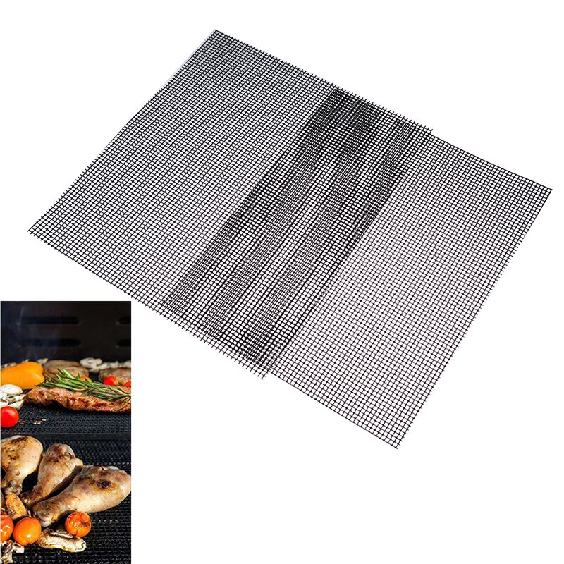 Bbq Grill Cover Mat Pad Herbruikbare Grillen Mesh Voor Indoor Outdoor Bbq Gebruik Accessoires