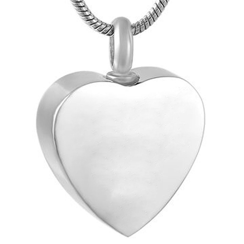Carrywon Hart Crematie Ketting Voor As Sieraden Gedenkteken Huisdier Urnen Hartvormige Hanger Geheugen Opa Kettingen Bag
